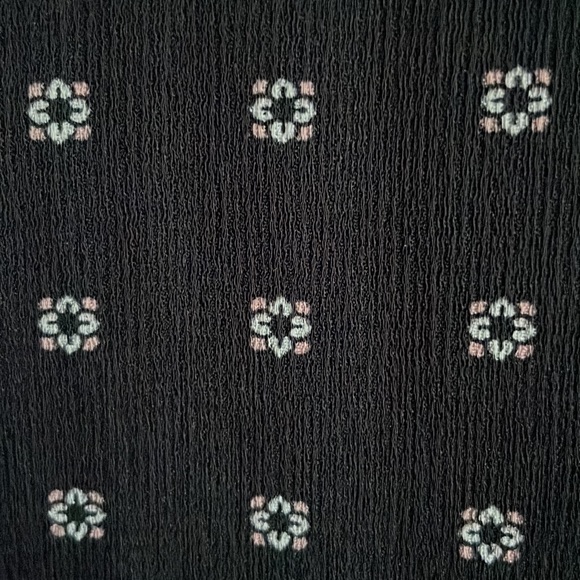 Ann Taylor Factory Black with Peach/White flower Dress with Matching Loft Shrug - Picture 10 of 10